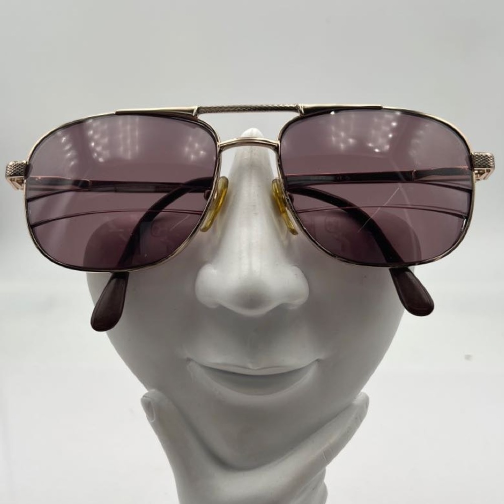 Vintage Eye Q Gold Pilot Sunglasses Frames Griff